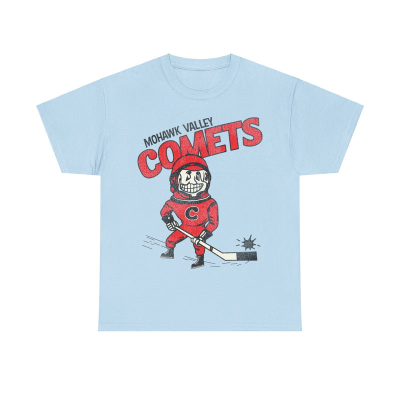 Load image into Gallery viewer, Mohawk Valley Comets Logo New York Hockey Team T-shirt