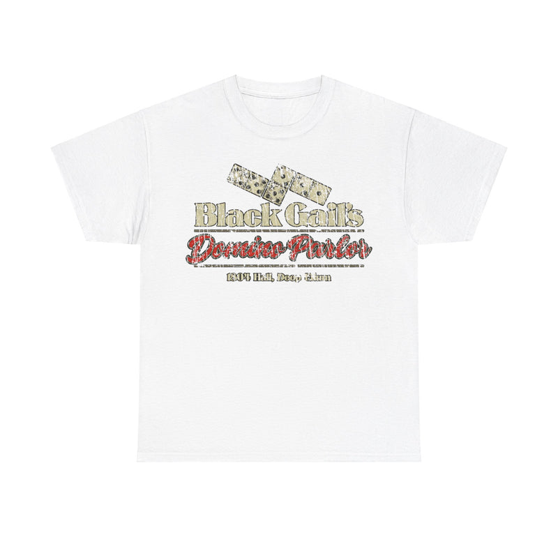 Load image into Gallery viewer, Black Gails Domino Parlor Deep Ellum Texas T-shirt