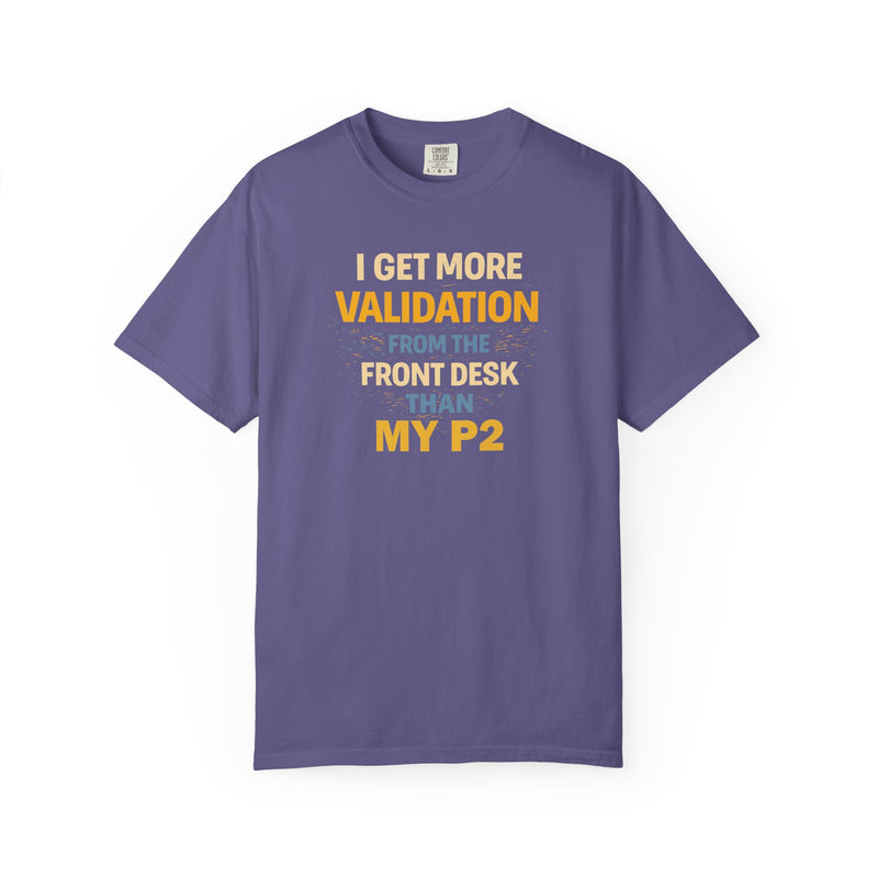 Load image into Gallery viewer, Hotel Front Desk Validation Credit Card Points Miles T-shirt