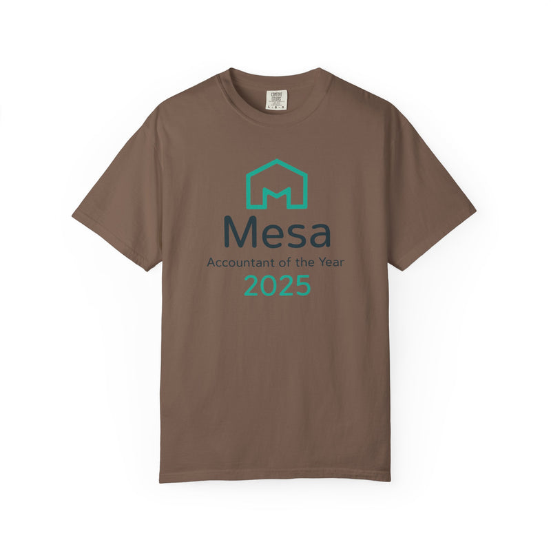 Load image into Gallery viewer, Mesa Defunct Bankrupt Credit Card Account of the Year 2025 T-shirt