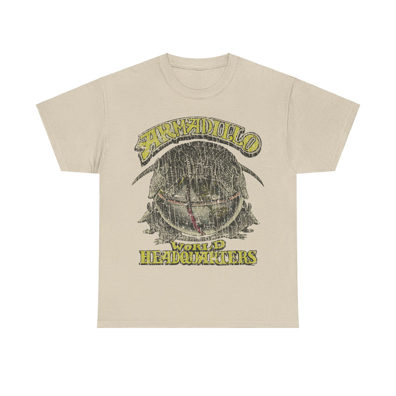 Load image into Gallery viewer, Armadillo Dillo World Headquarters 1970 Music Hall T-shirt