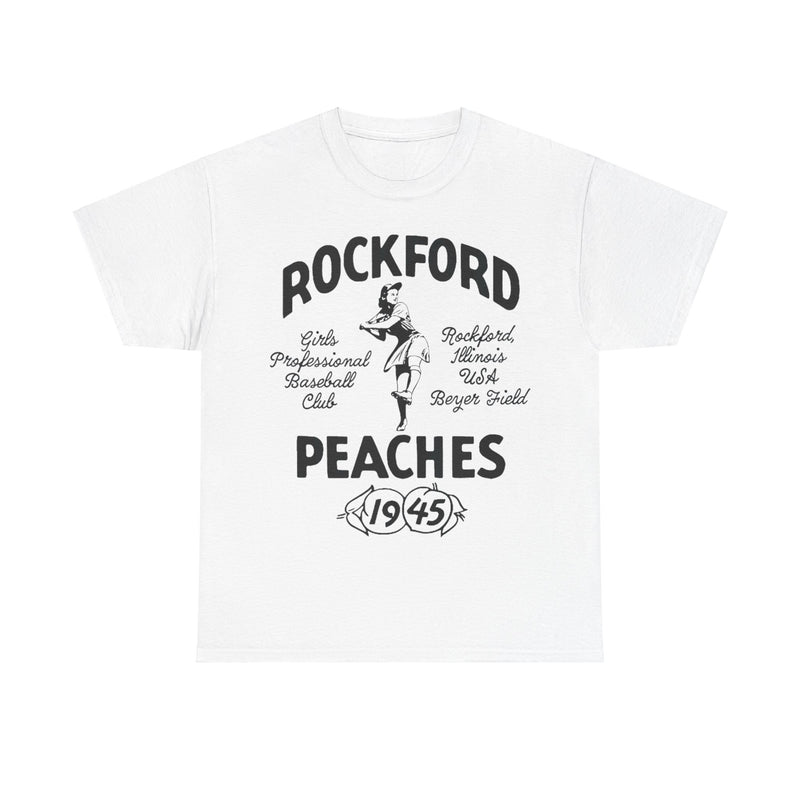 Load image into Gallery viewer, Rockford Illinois Peaches Nostalgic Retro Baseball Team T-shirt