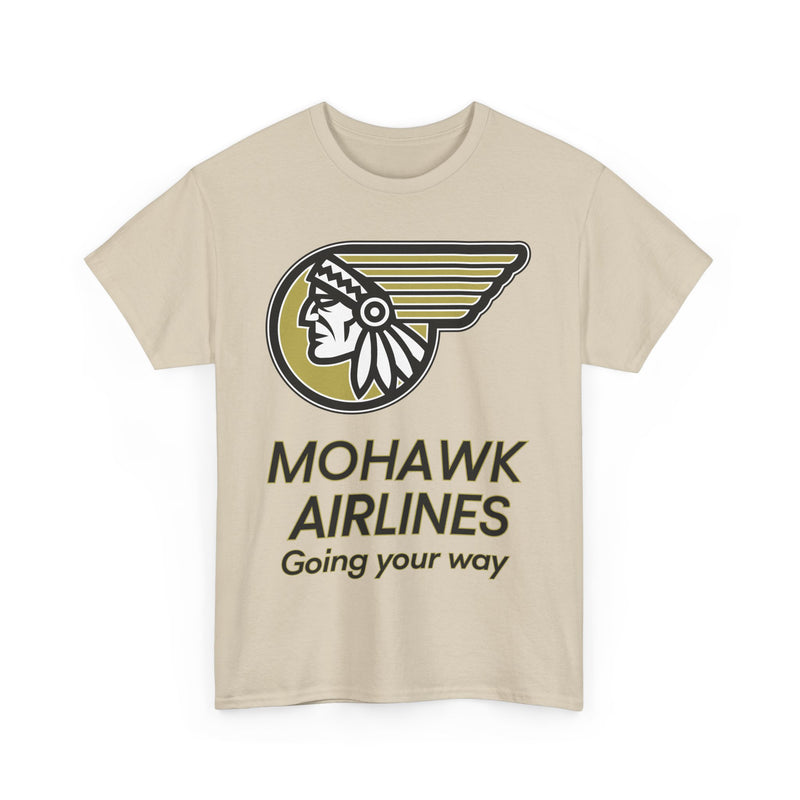 Load image into Gallery viewer, Mohawk Airlines Native American Logo Going Your Way Aviation T-shirt