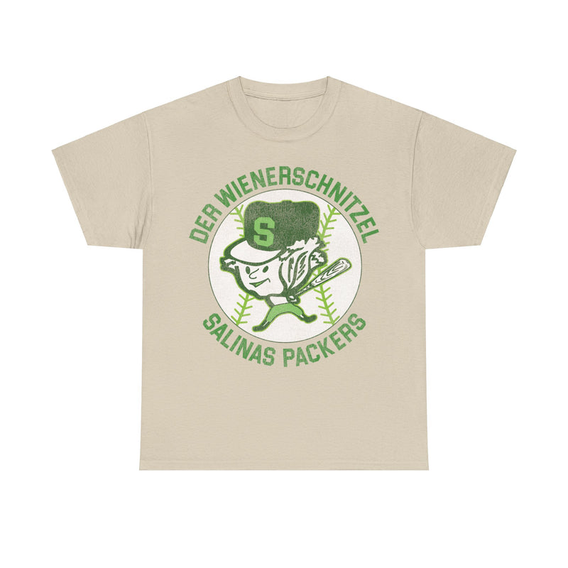 Load image into Gallery viewer, Der Wienerschnitzel Salinas Packers Nostalgic Retro Baseball Team T-shirt