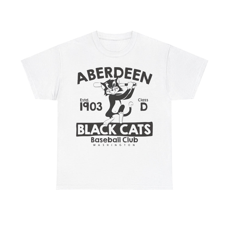 Load image into Gallery viewer, Aberdeen Washington 1903 Black Cats Baseball T-shirt