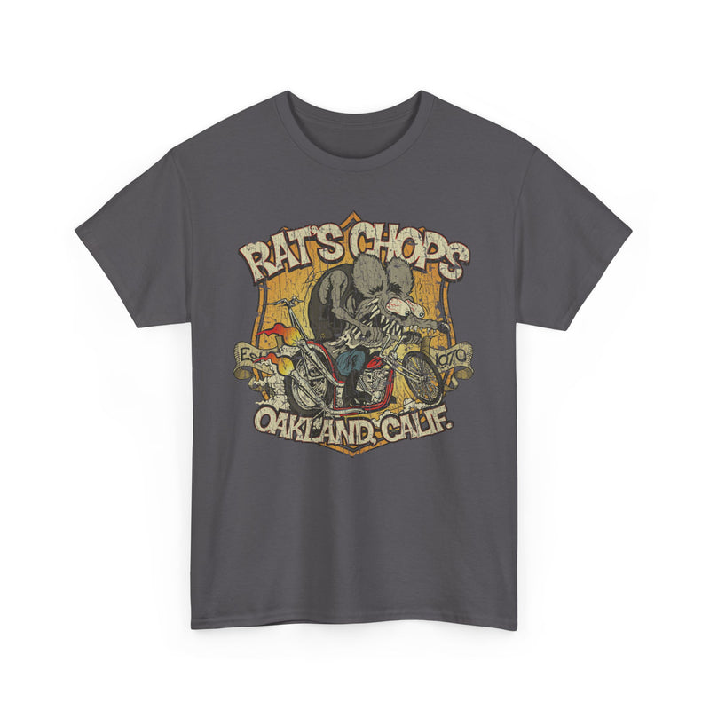 Load image into Gallery viewer, Rats Chops California Custom Motorcycle Shop T-shirt