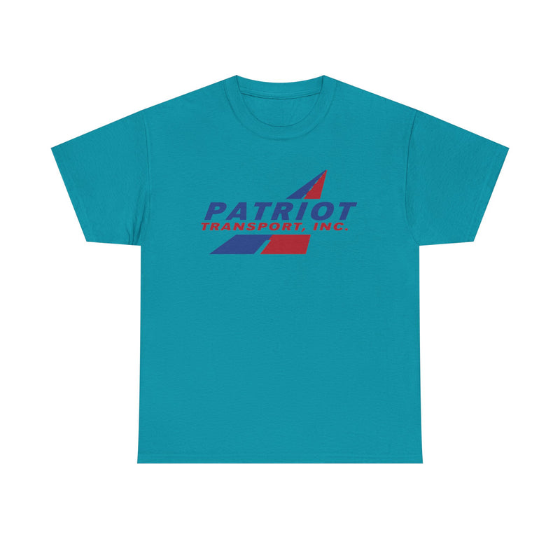 Load image into Gallery viewer, Patriot Transport Inc T-Shirt Defunct Trucking Company Bankrupt Logo Tee