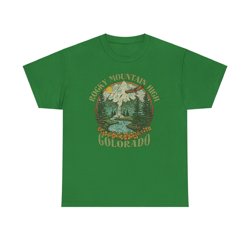 Load image into Gallery viewer, Rocky Mountain High John Denver 1972 Colorado Folk Rock T-shirt