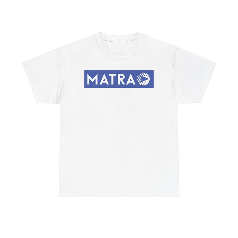 Load image into Gallery viewer, Matra French Racing Team Blue Logo Motorsport Company T-shirt