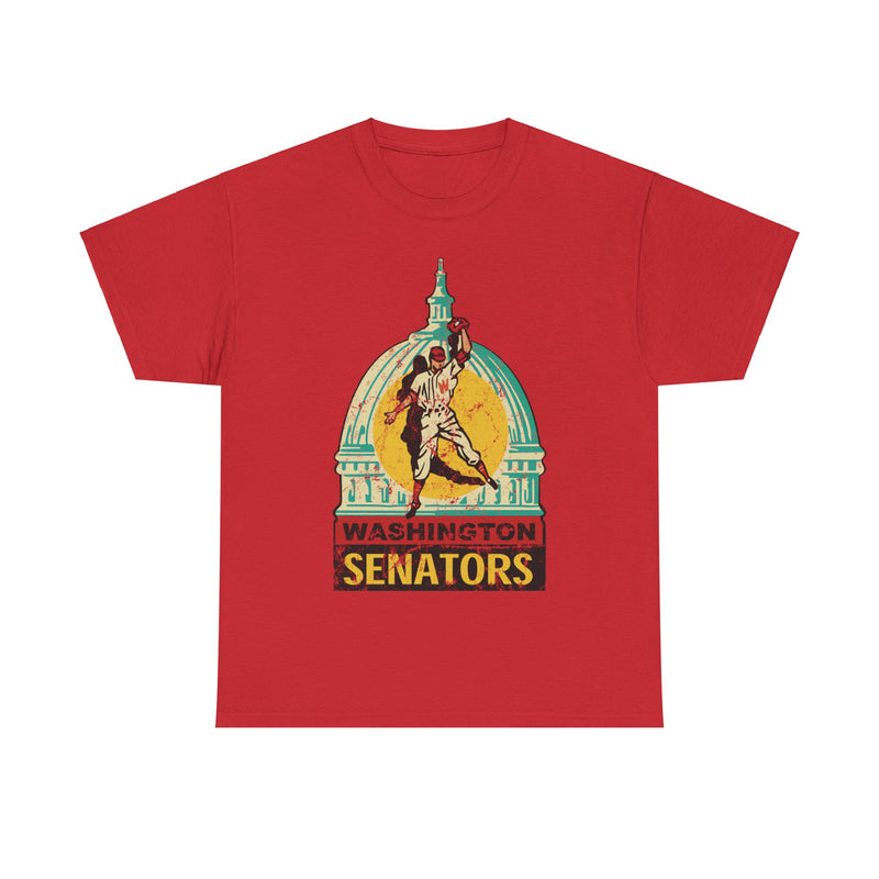 Load image into Gallery viewer, Washington DC Senators Capital Logo Baseball T-shirt