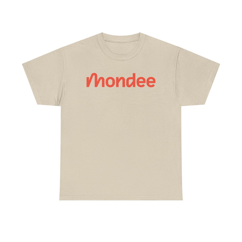 Load image into Gallery viewer, Mondee T-Shirt Bankrupt Travel Tech Company Defunct Logo Tee