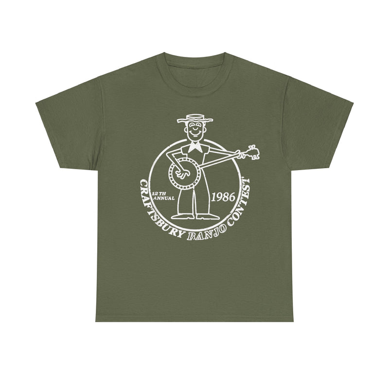 Load image into Gallery viewer, Craftsbury Banjo Contest 1986 Vermont T-shirt