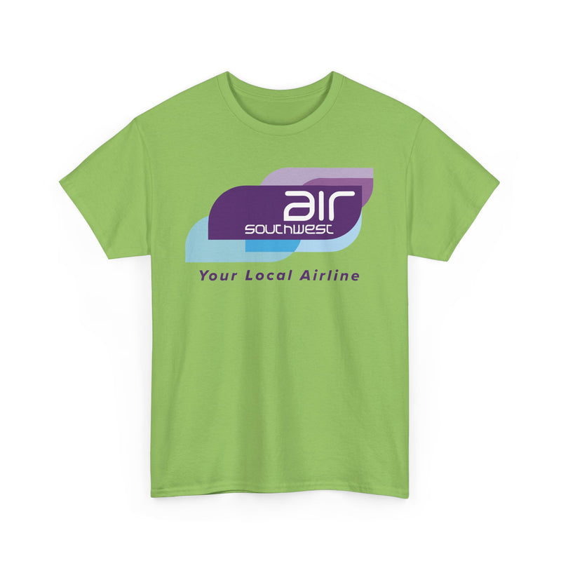 Load image into Gallery viewer, Air Southwest Your Local Airline Vintage British Regional Carrier Logo T-shirt