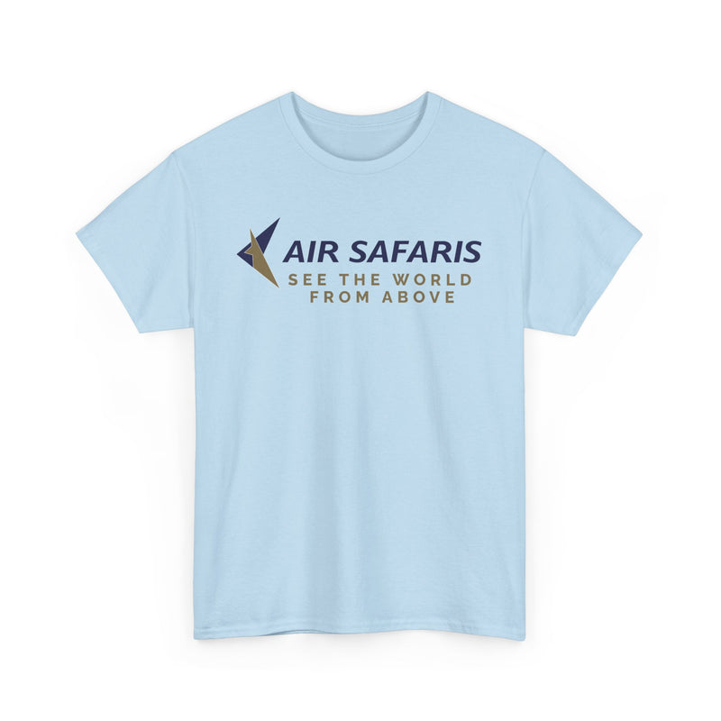 Load image into Gallery viewer, Air Safaris See the World From Above Vintage Airline Logo Aviation T-shirt