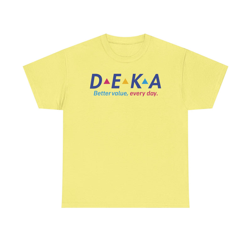 Load image into Gallery viewer, DEKA Better Value Every Day Vintage Logo T-Shirt