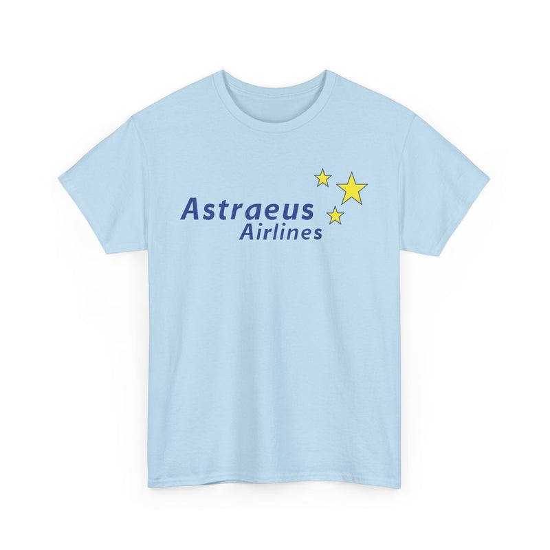 Load image into Gallery viewer, Astraeus Airlines Blue Yellow Stars European Charter Aviation T-shirt