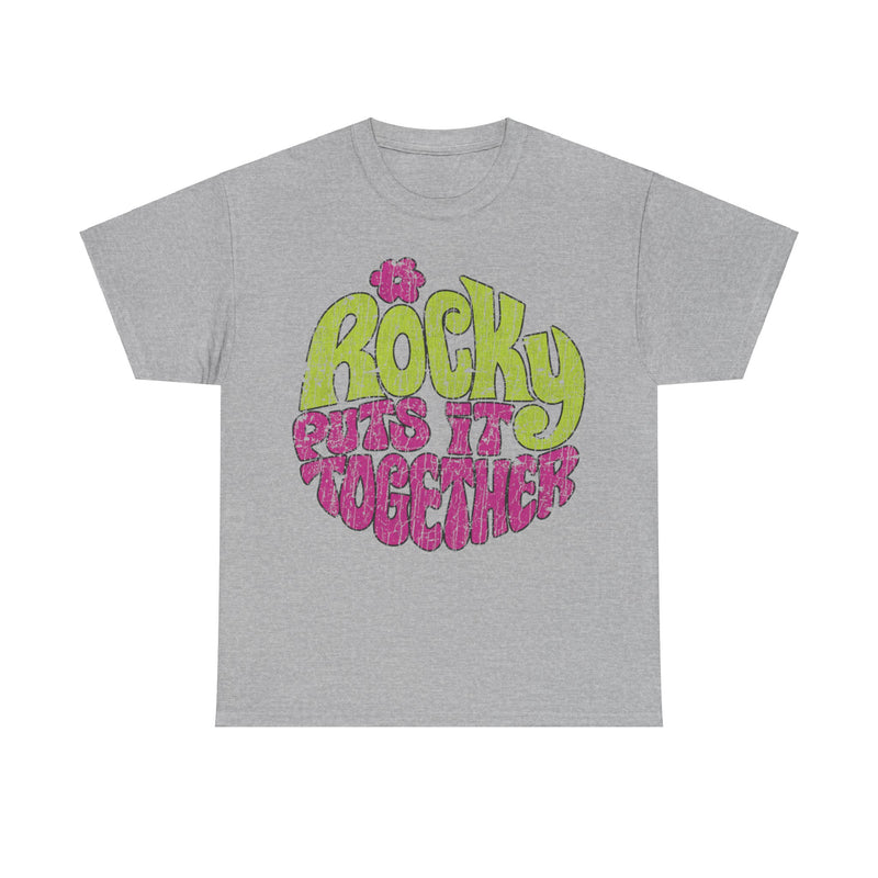 Load image into Gallery viewer, Rocky Puts It Together 1970 TV Show Nostalgic T-shirt