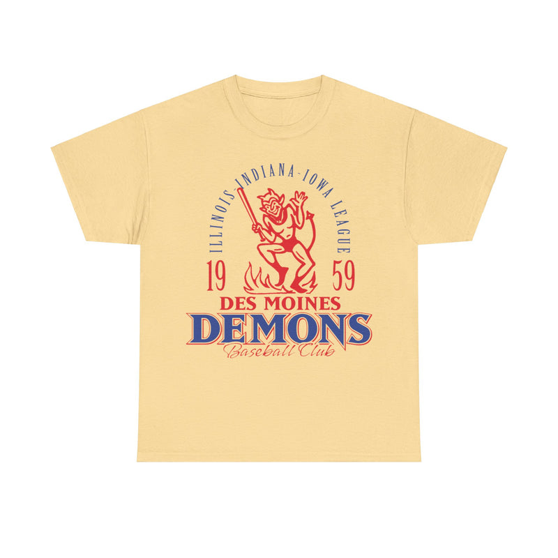 Load image into Gallery viewer, Des Moines Demons Est 1959 Iowa Baseball T-shirt