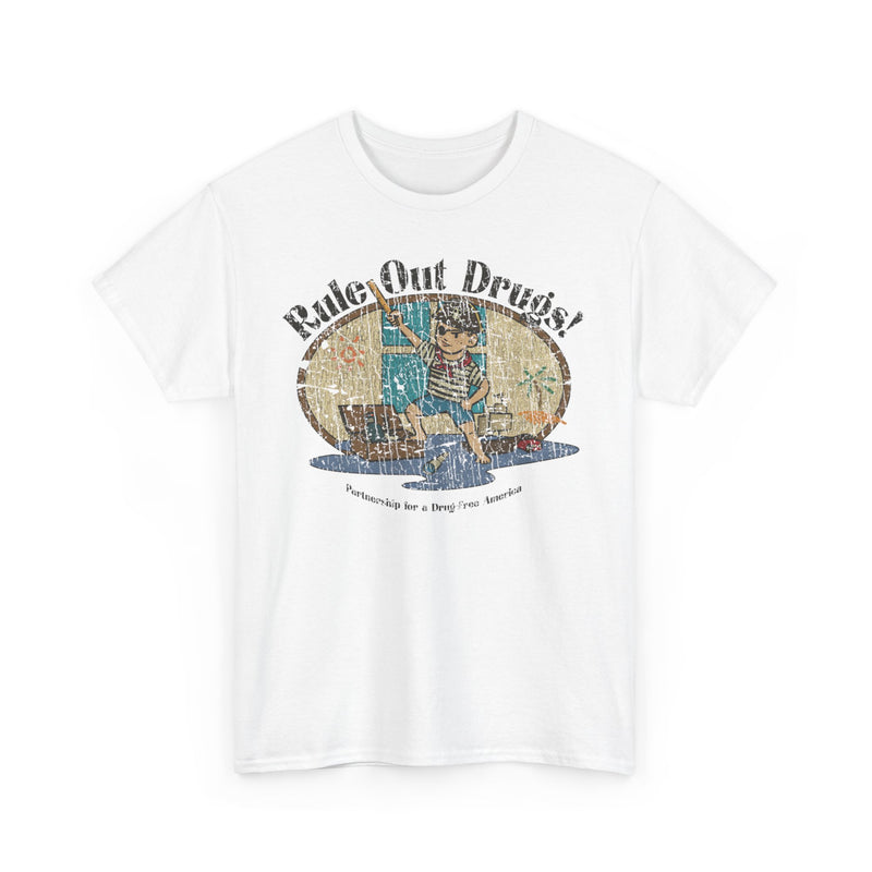 Load image into Gallery viewer, Rule Out Drugs 1986 Political Drug-free T-shirt