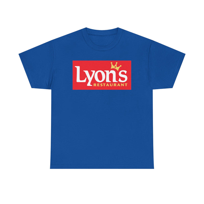 Load image into Gallery viewer, Lyon's Restaurant T-Shirt - Dining Industry Bankrupt Logo Tee