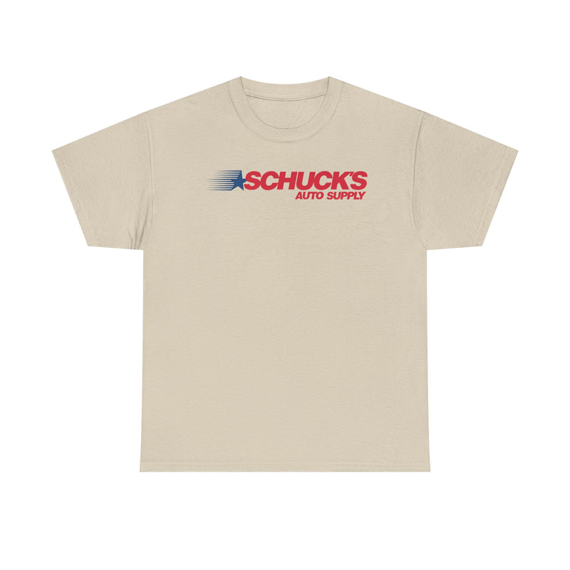 Load image into Gallery viewer, Schucks Auto Supply Speed Star Logo Automotive Parts Store Chain T-shirt