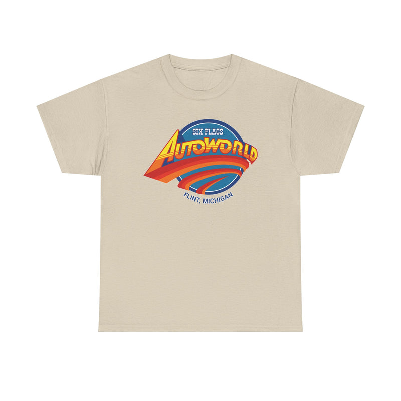 Load image into Gallery viewer, AutoWorld Flint Michigan T-Shirt - Classic Defunct Amusement Park