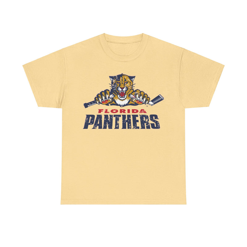 Load image into Gallery viewer, Florida Panthers Blue Logo Ice Hockey T-shirt