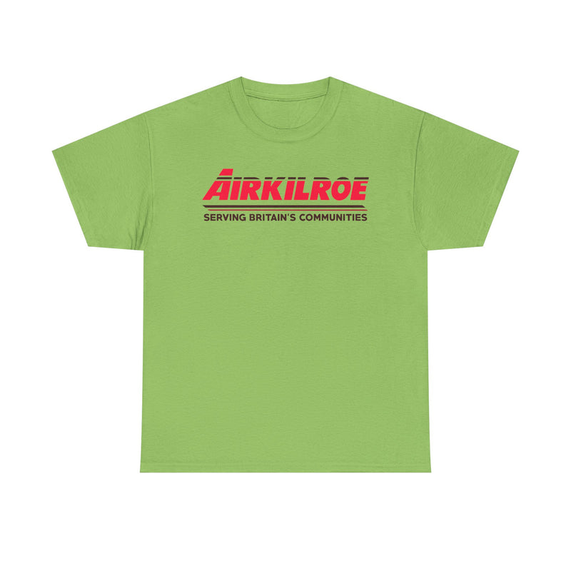 Load image into Gallery viewer, Air Kilroe Serving Britain's Communities Vintage Airline Logo Aviation T-shirt