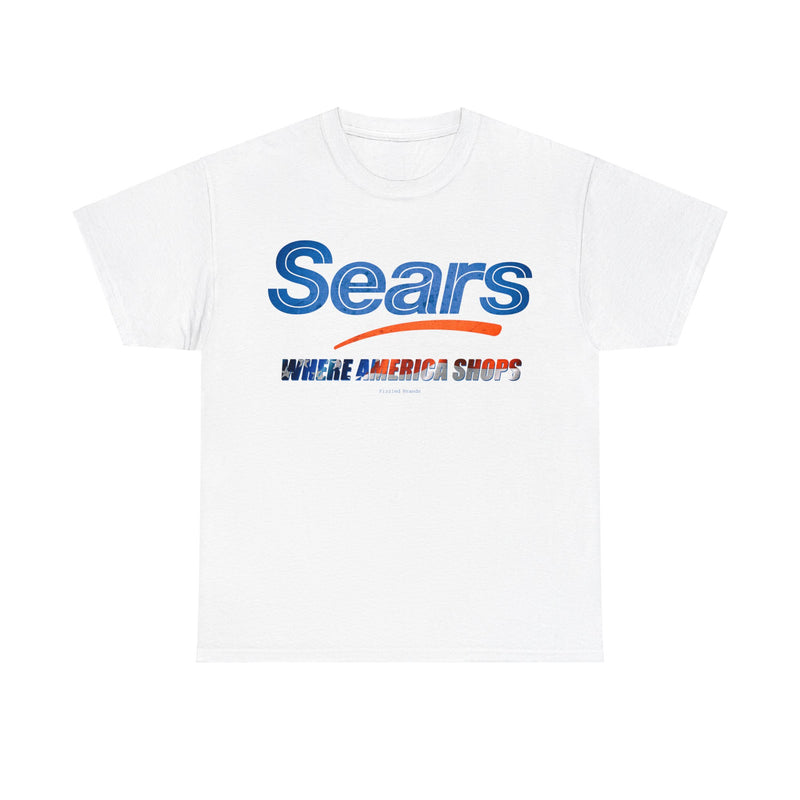 Load image into Gallery viewer, Sears Retail Store Where American Shops Nostalgic Logo T-shirt
