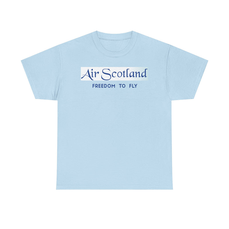 Load image into Gallery viewer, Air Scotland Freedom To Fly Vintage Scottish Airline Logo Aviation T-shirt