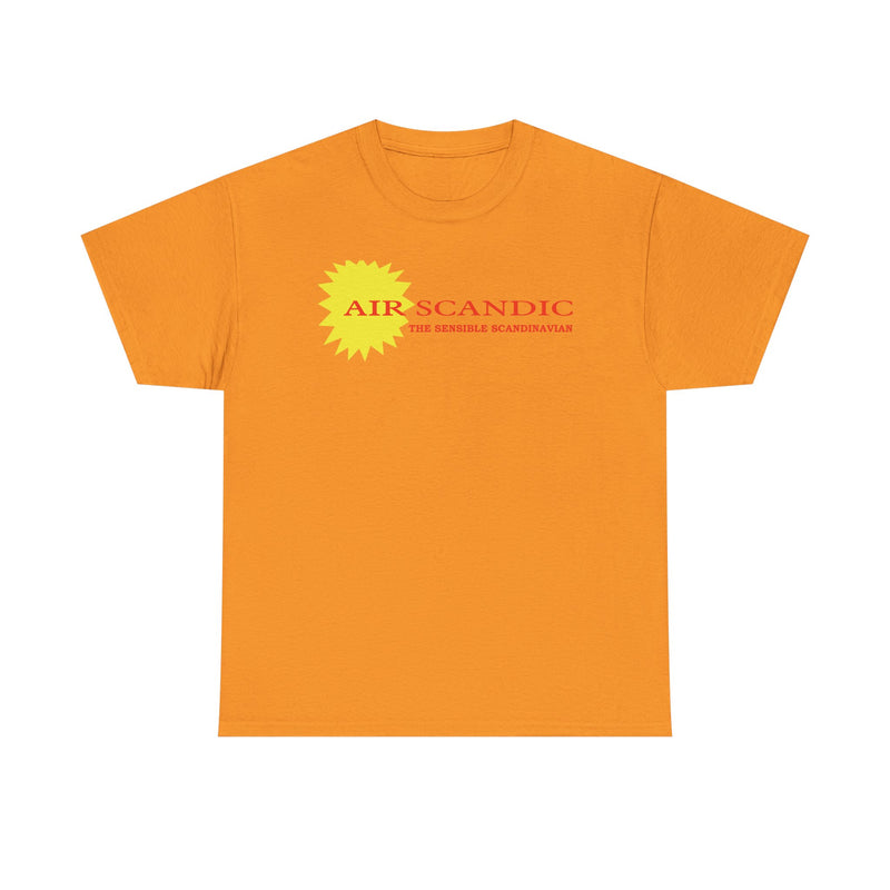 Load image into Gallery viewer, Air Scandic The Sensible Scandinavian Vintage Airline Logo Aviation T-shirt