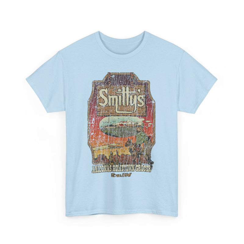 Load image into Gallery viewer, Smittys Arizona Sunset 1964 Grocery Cowboy T-shirt