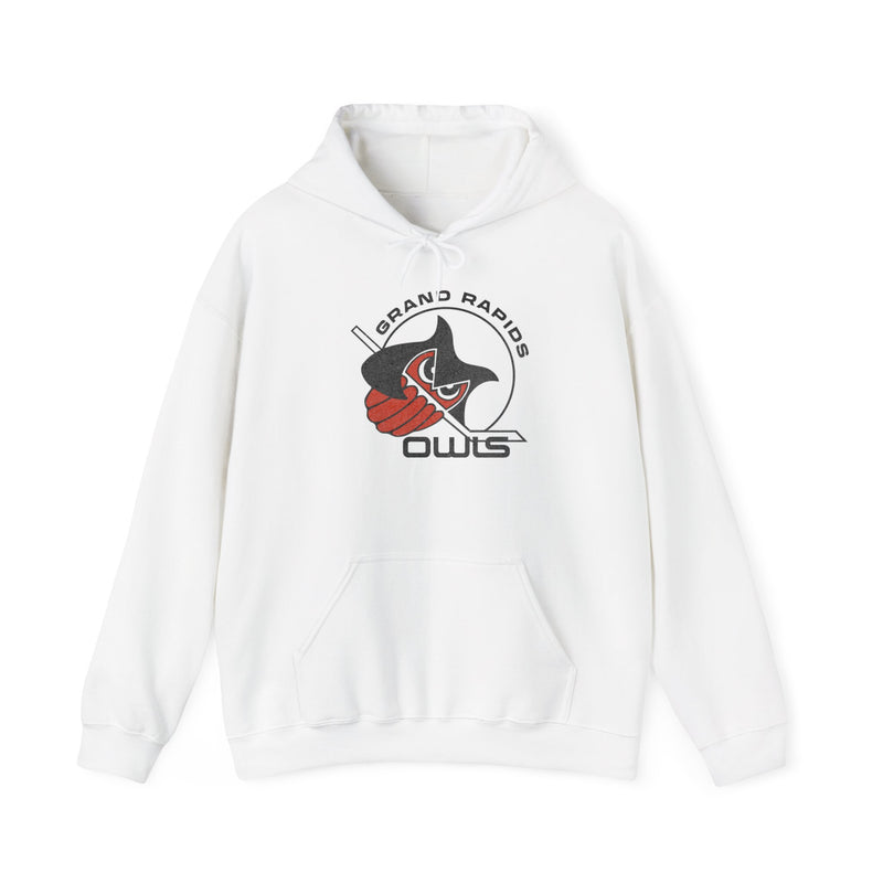 Load image into Gallery viewer, Grand Rapids Owls Michigan Hockey Nostalgic Logo Pullover Hoody