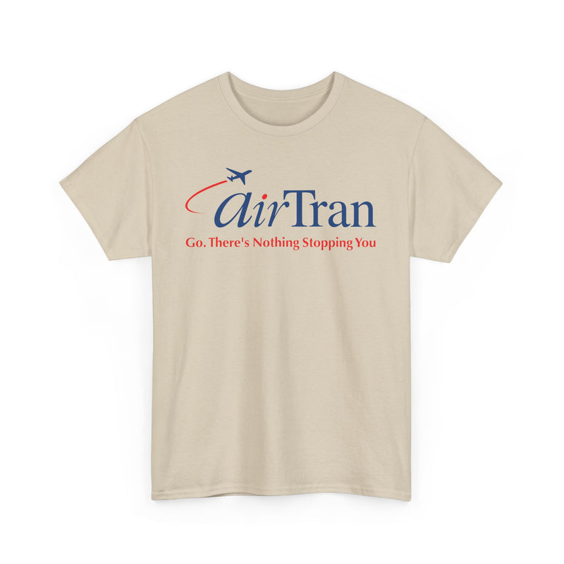 Load image into Gallery viewer, Air Tran Go There's Nothing Stopping You Vintage Airline Logo Aviation T-shirt