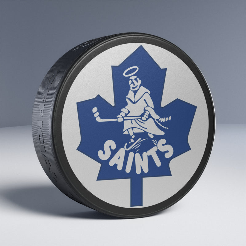 Load image into Gallery viewer, Newmarket Saints Canada American 1986-1991 Hockey Puck