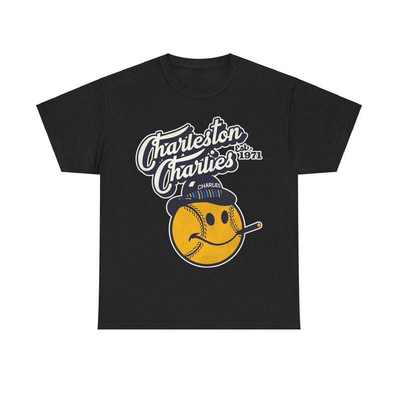 Load image into Gallery viewer, Charleston Charlies Est 1971 Nostalgic Retro Baseball Team T-shirt