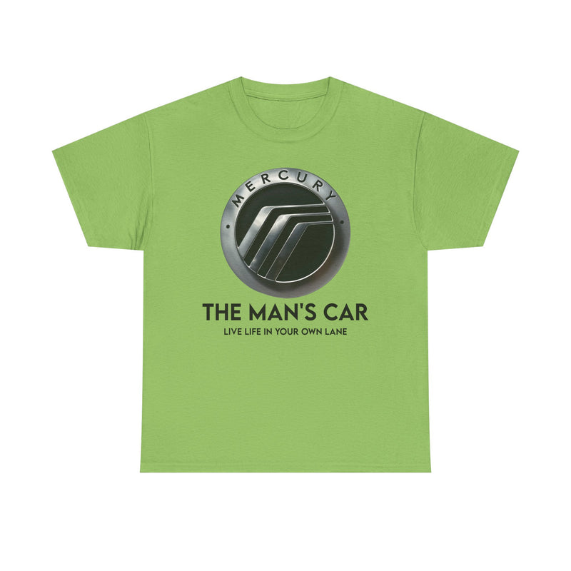 Load image into Gallery viewer, Mercury The Man's Car Live Life In Your Own Lane Silver T-shirt
