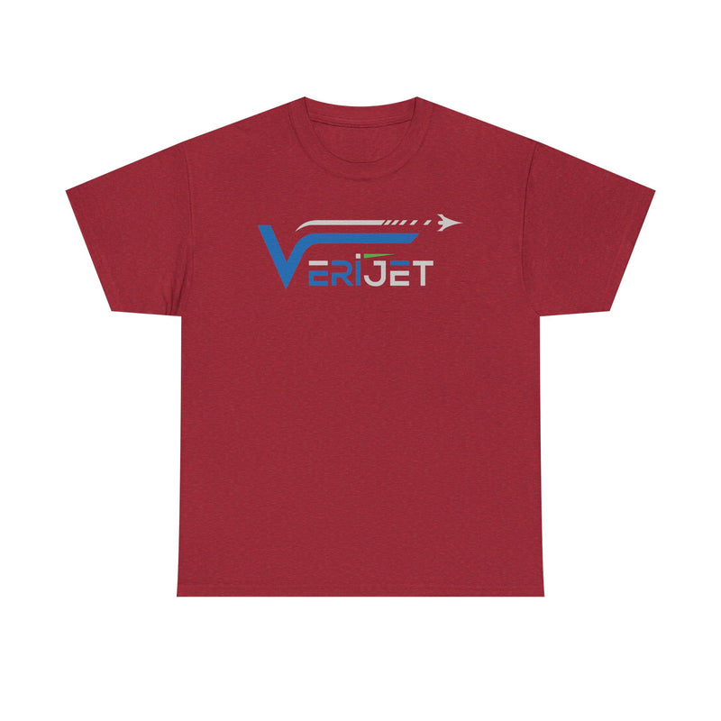 Load image into Gallery viewer, Verijet Private Jet Charter Logo T-Shirt Aviation