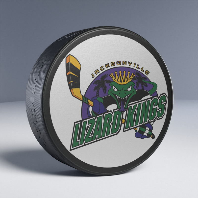 Load image into Gallery viewer, Jacksonville Lizard Kings Florida East Coast League 1995-2000 Hockey Puck