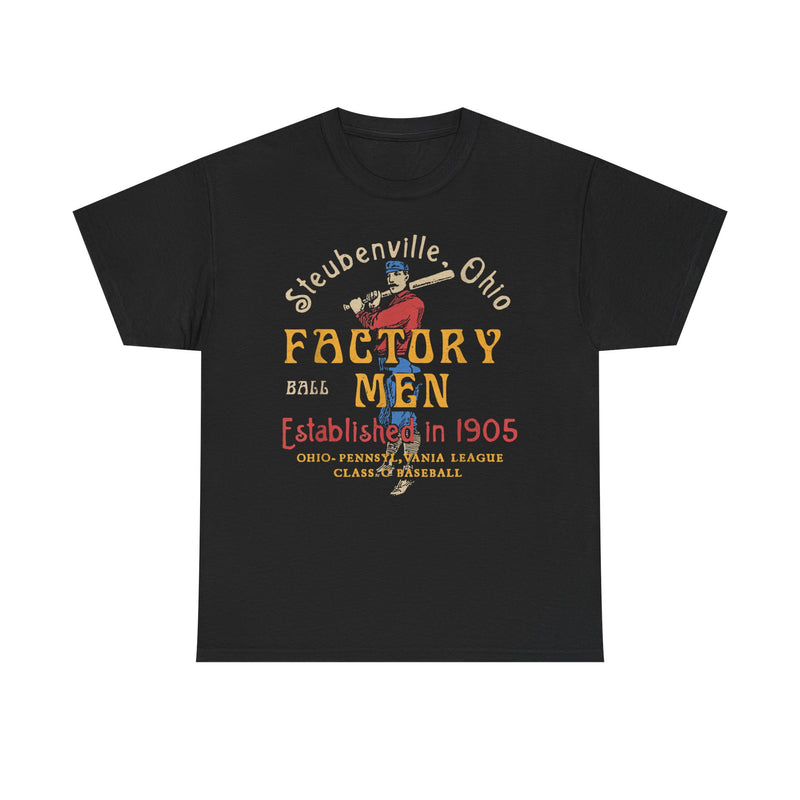 Load image into Gallery viewer, Steubenville Ohio Factory Men Nostalgic Retro Baseball Team T-shirt