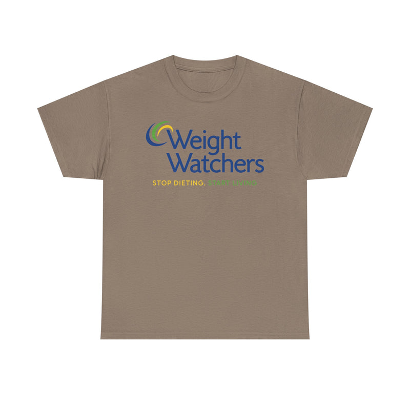 Load image into Gallery viewer, Weight Watchers Blue Green Yellow Logo Stop Dieting Start Living T-shirt