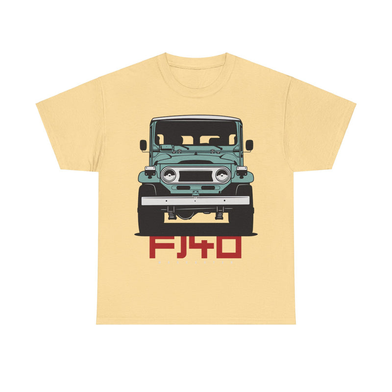 Load image into Gallery viewer, Toyota Land Cruiser FJ40 Green Car Double-sided T-shirt