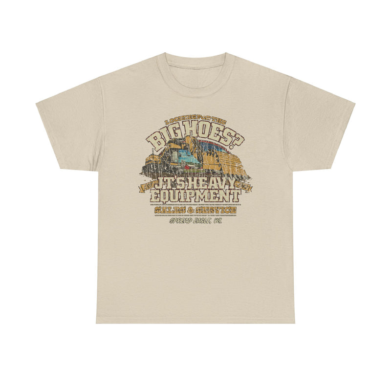 Load image into Gallery viewer, JTs Heavy Equipment Big Hoes Wisconsin T-shirt