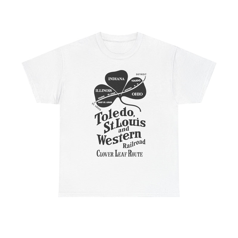 Load image into Gallery viewer, Toledo St Louis Western Clover Leaf Route Railroad Logo T-Shirt