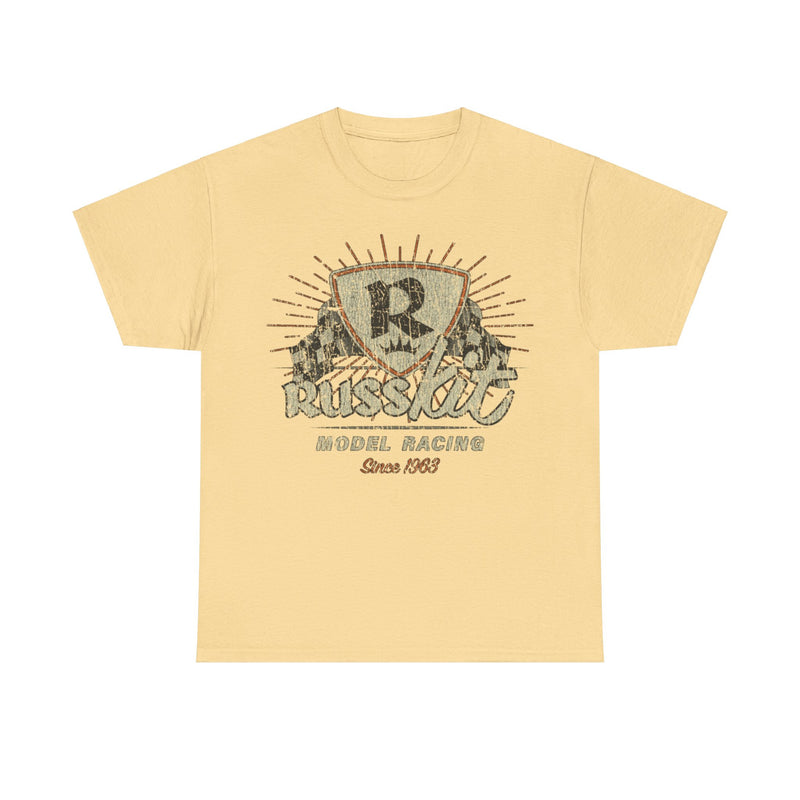 Load image into Gallery viewer, Russkit Model Racing 1963 Distressed Print T-shirt