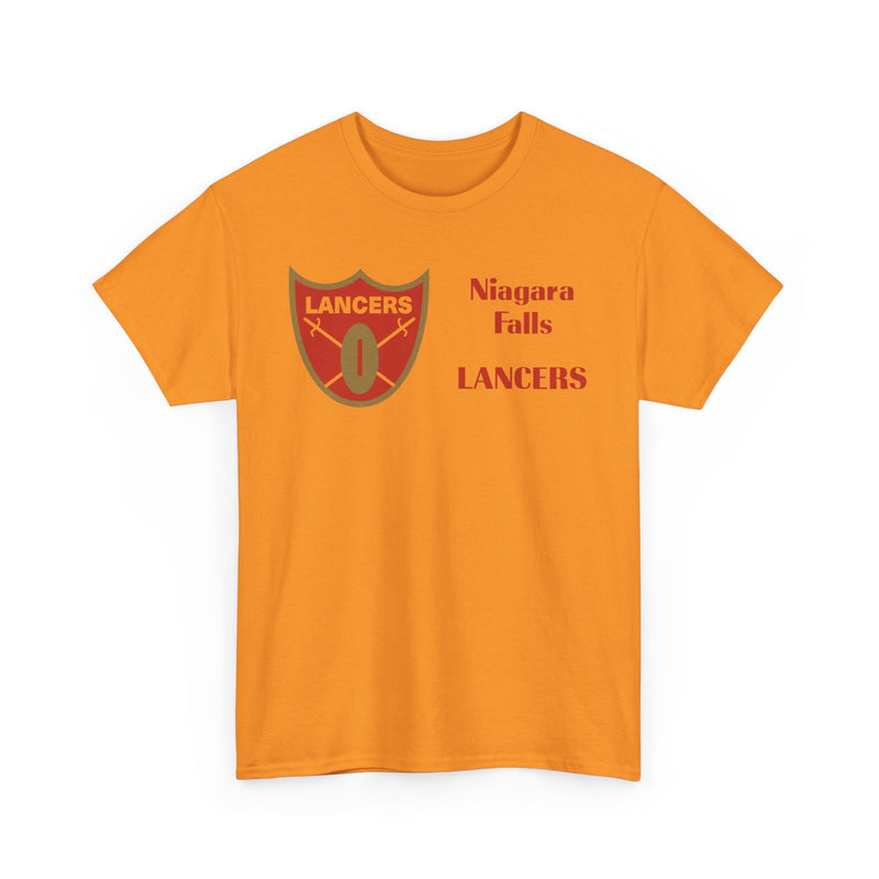 Load image into Gallery viewer, Niagara Falls New York Lancers Midwest Football 1971 T-shirt