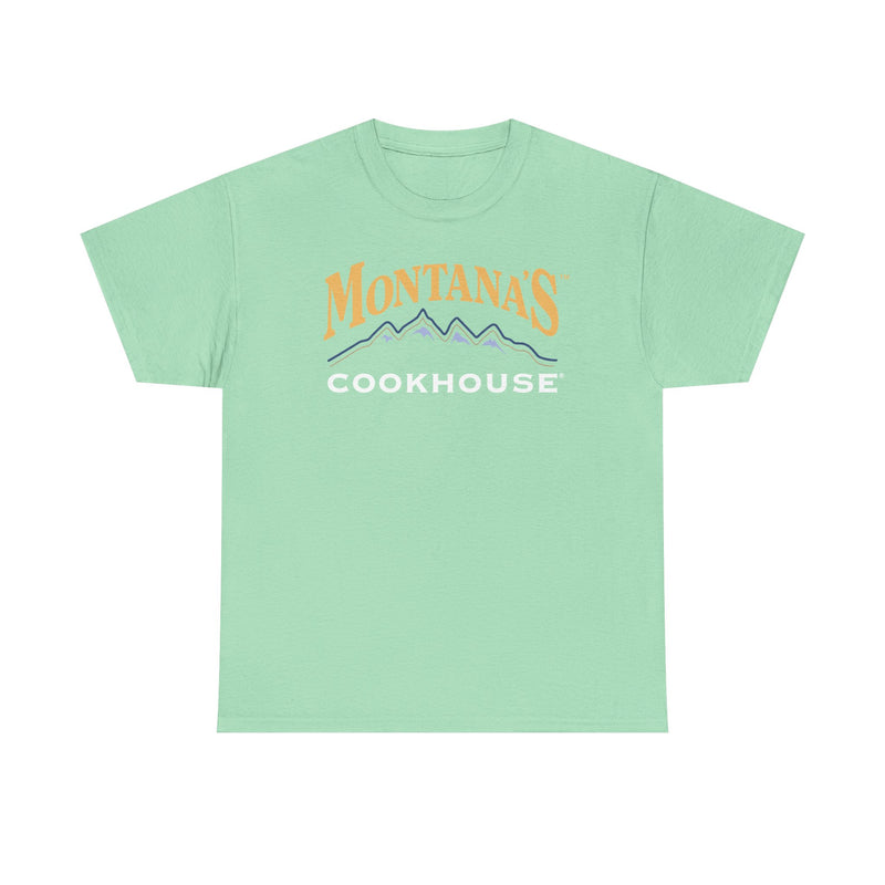 Load image into Gallery viewer, Montana's Cookhouse T-Shirt - Restaurant Industry Defunct Logo Tee