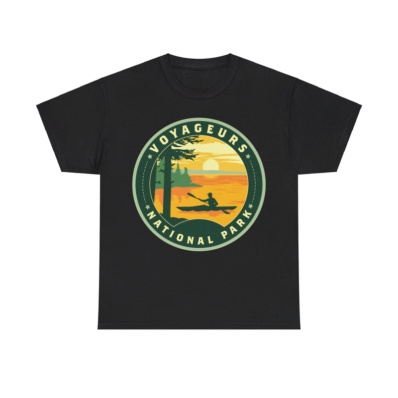 Load image into Gallery viewer, Voyageurs National Park Minnesota Round Logo T-shirt