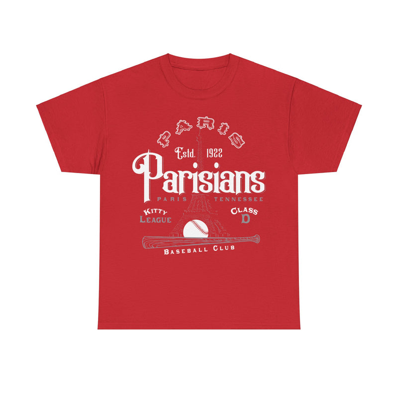 Load image into Gallery viewer, Paris Parisians Est 1922 Tennessee Baseball T-shirt