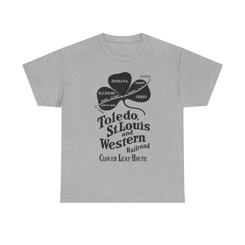 Load image into Gallery viewer, Toledo St Louis Western Clover Leaf Route Railroad Logo T-Shirt